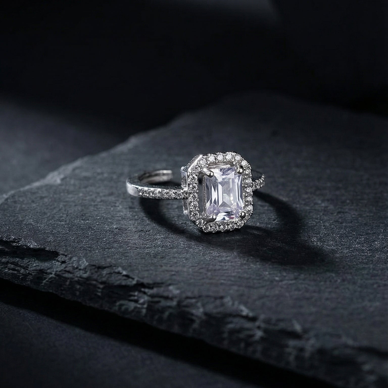 Crystal Emerald Ring