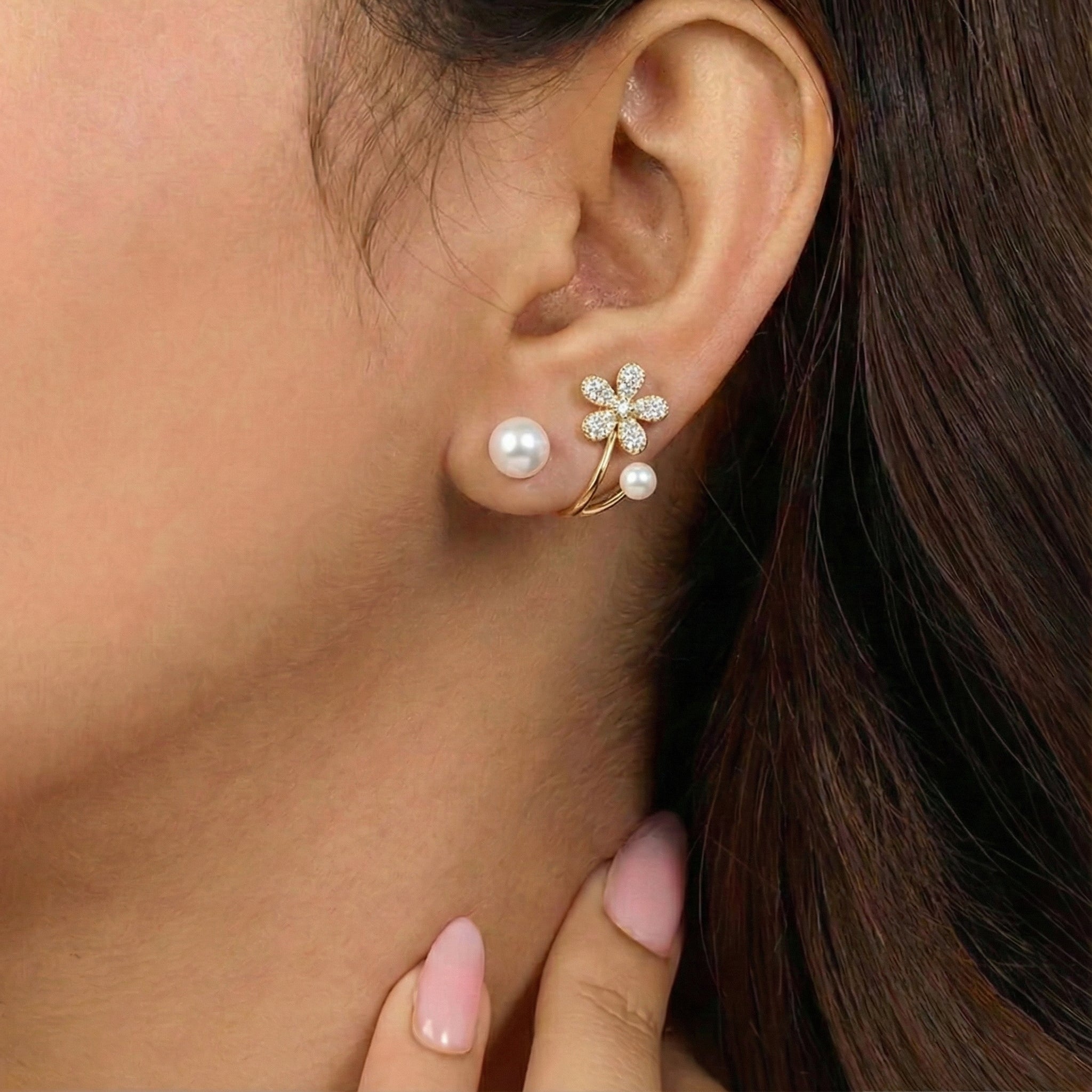 Pearl & Petal Studs