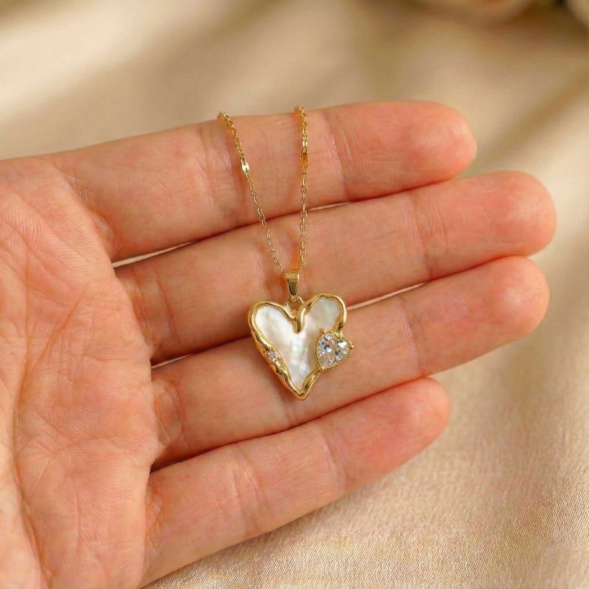 Moonlit Heart Charm