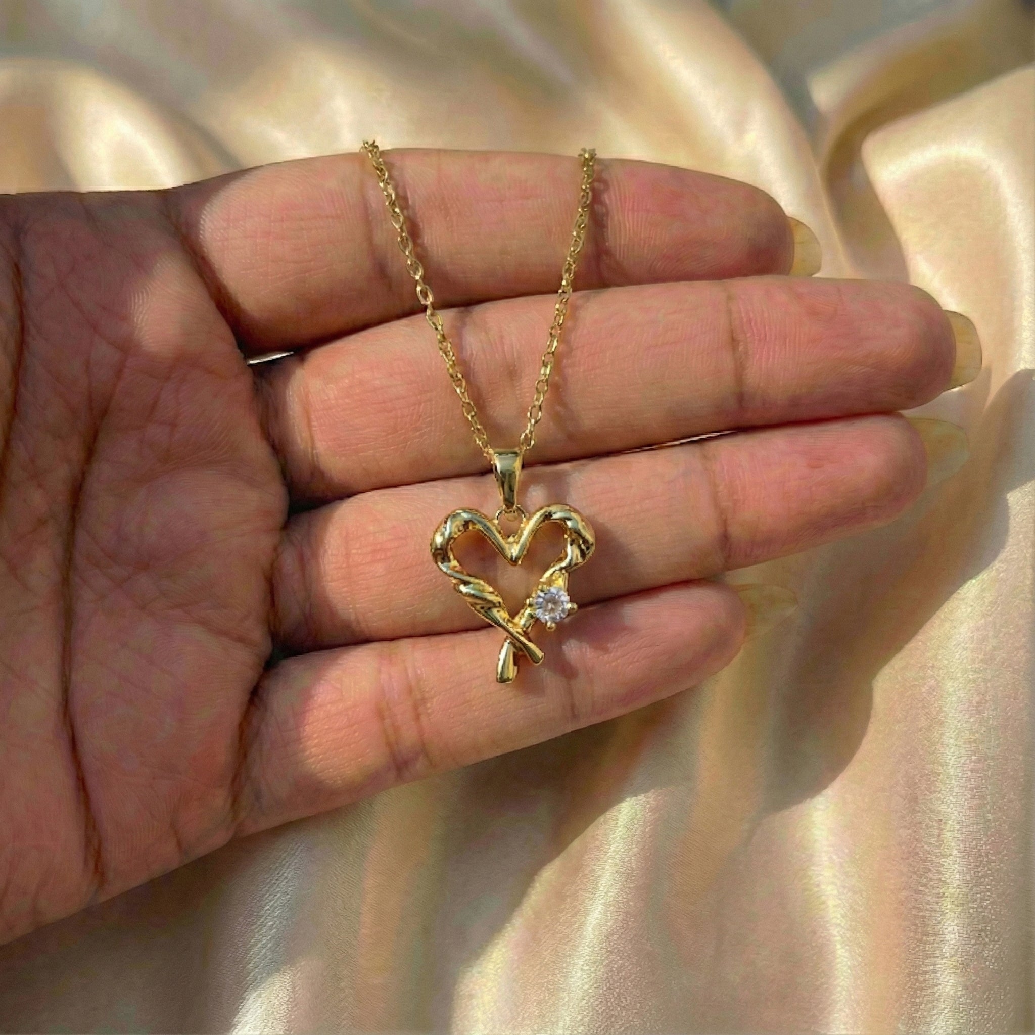 Layered Love Knot Pendant