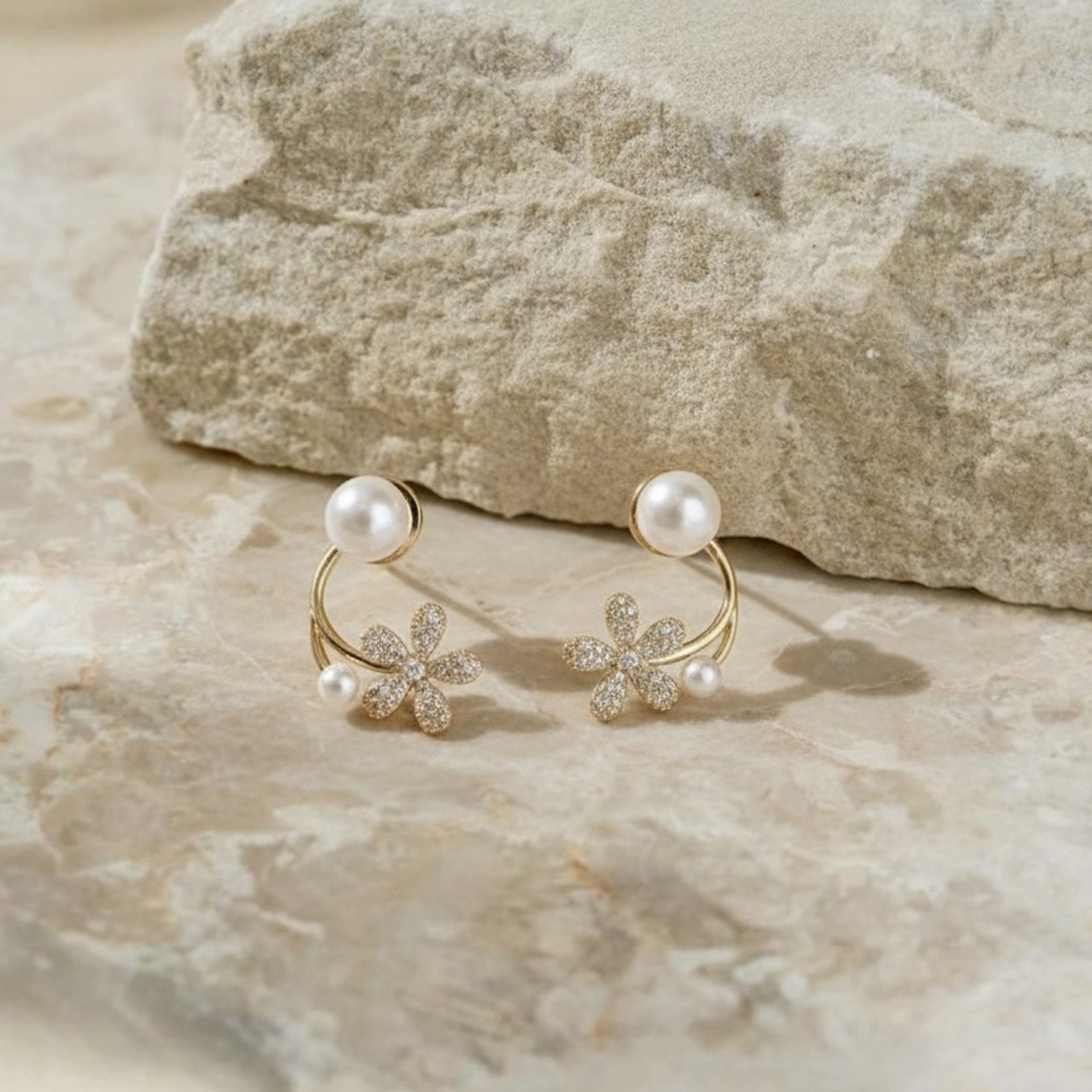 Pearl & Petal Studs