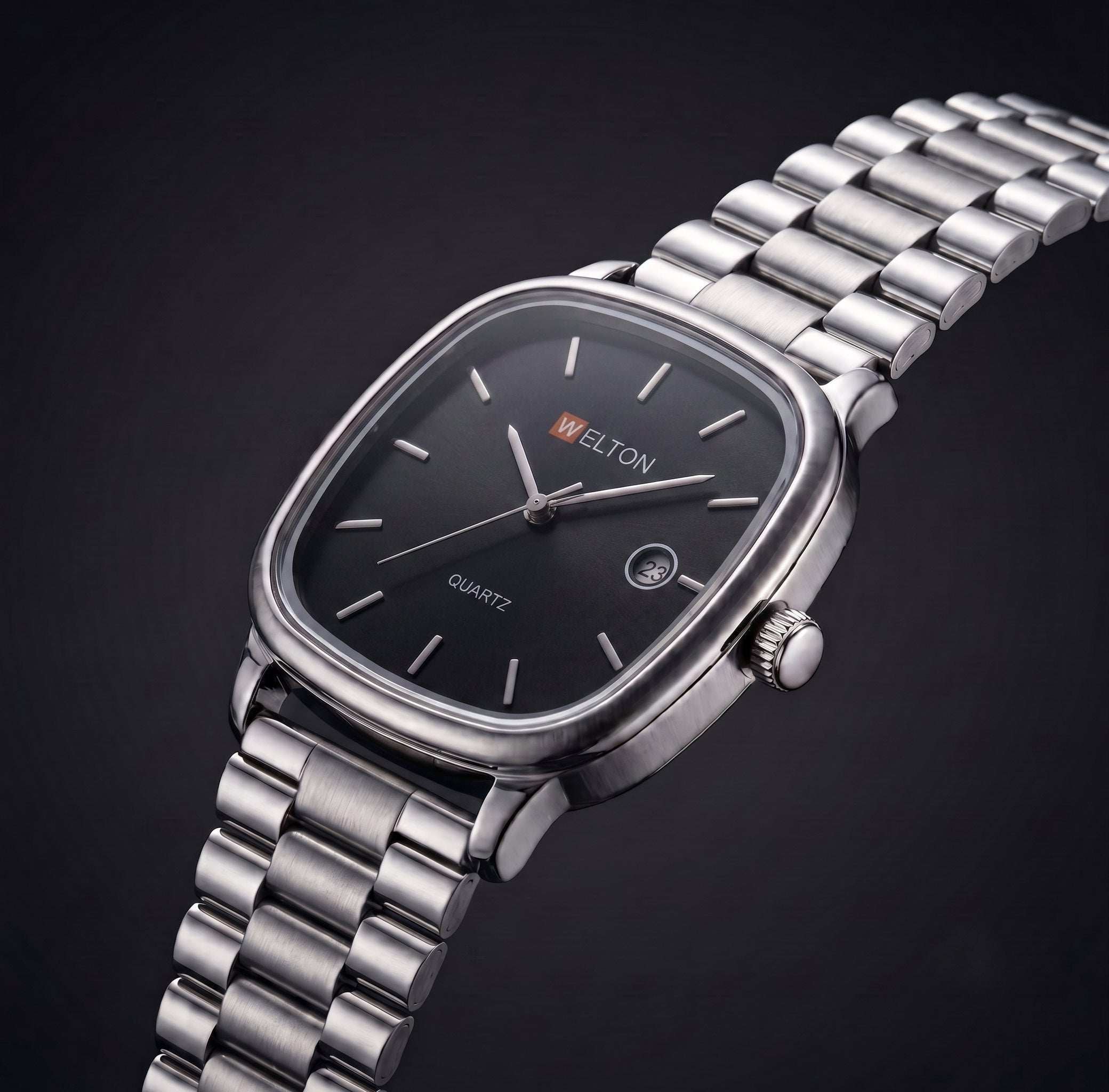 Welton Sleek Cushion Black Date Edition