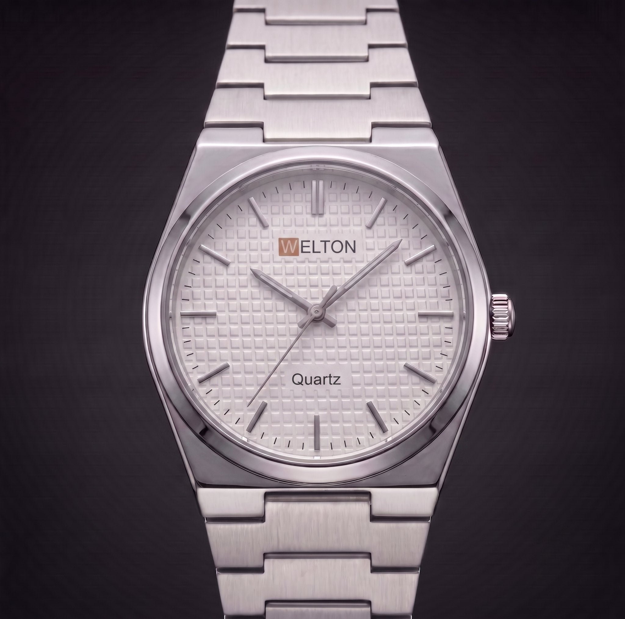 Welton Vantage Patterned Steel White