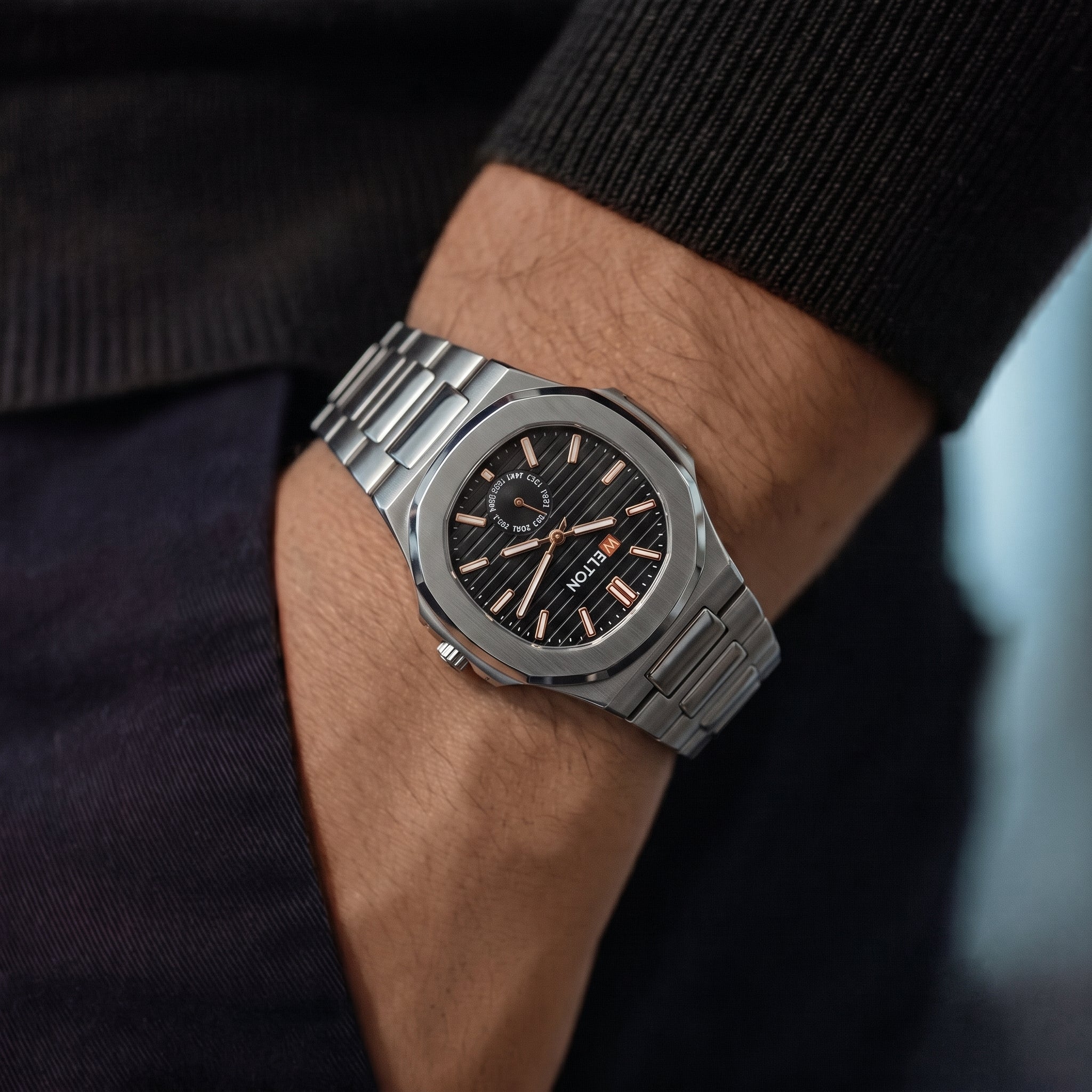 Welton Aquanaut Steel Dual-Tone Onyx
