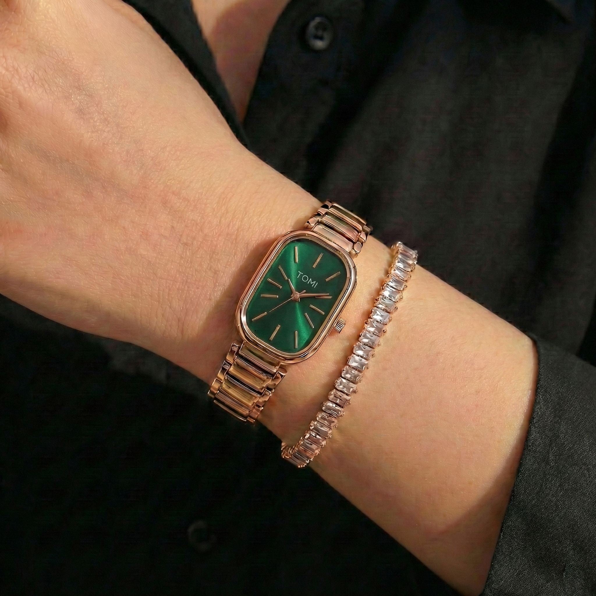 The IIRAYA Signature Rosegold & Green Essential Duo