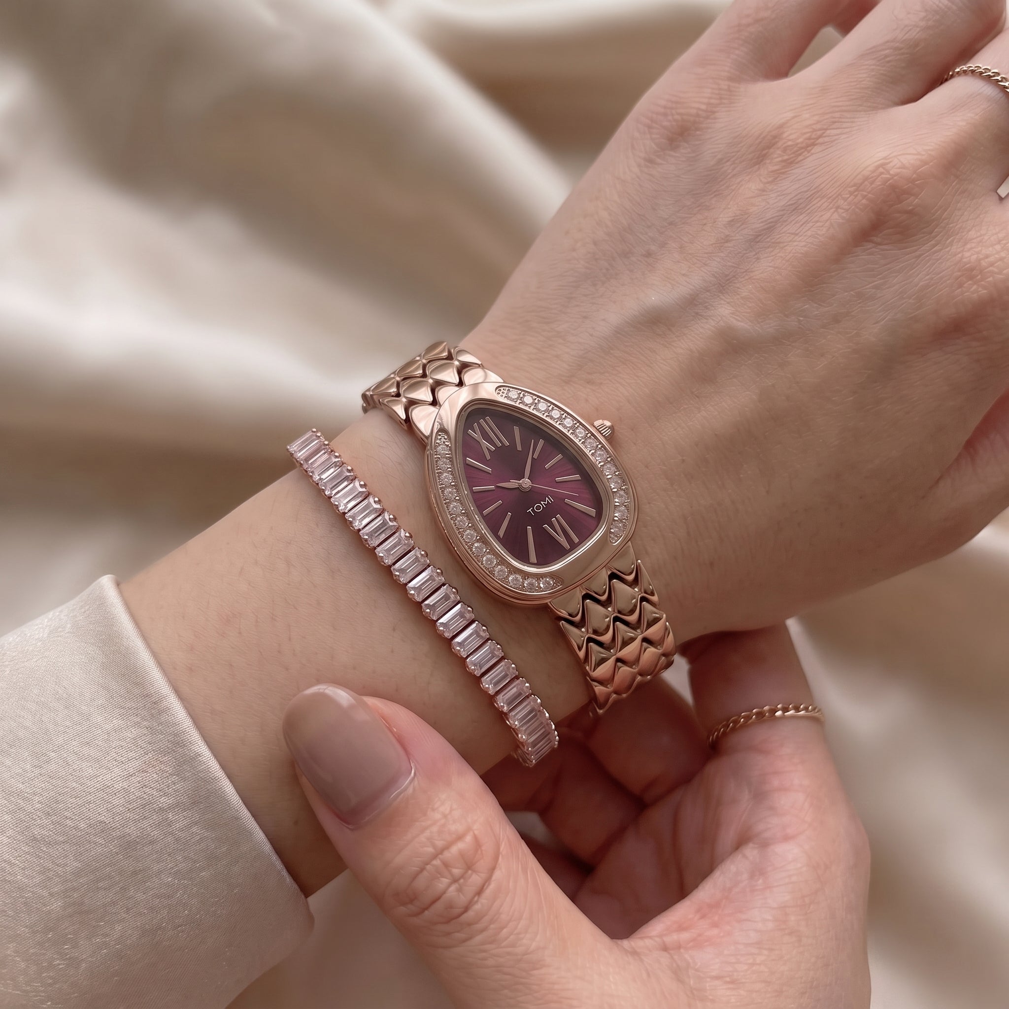 IIRAYA Serpenti Mulberry Rosegold Edition