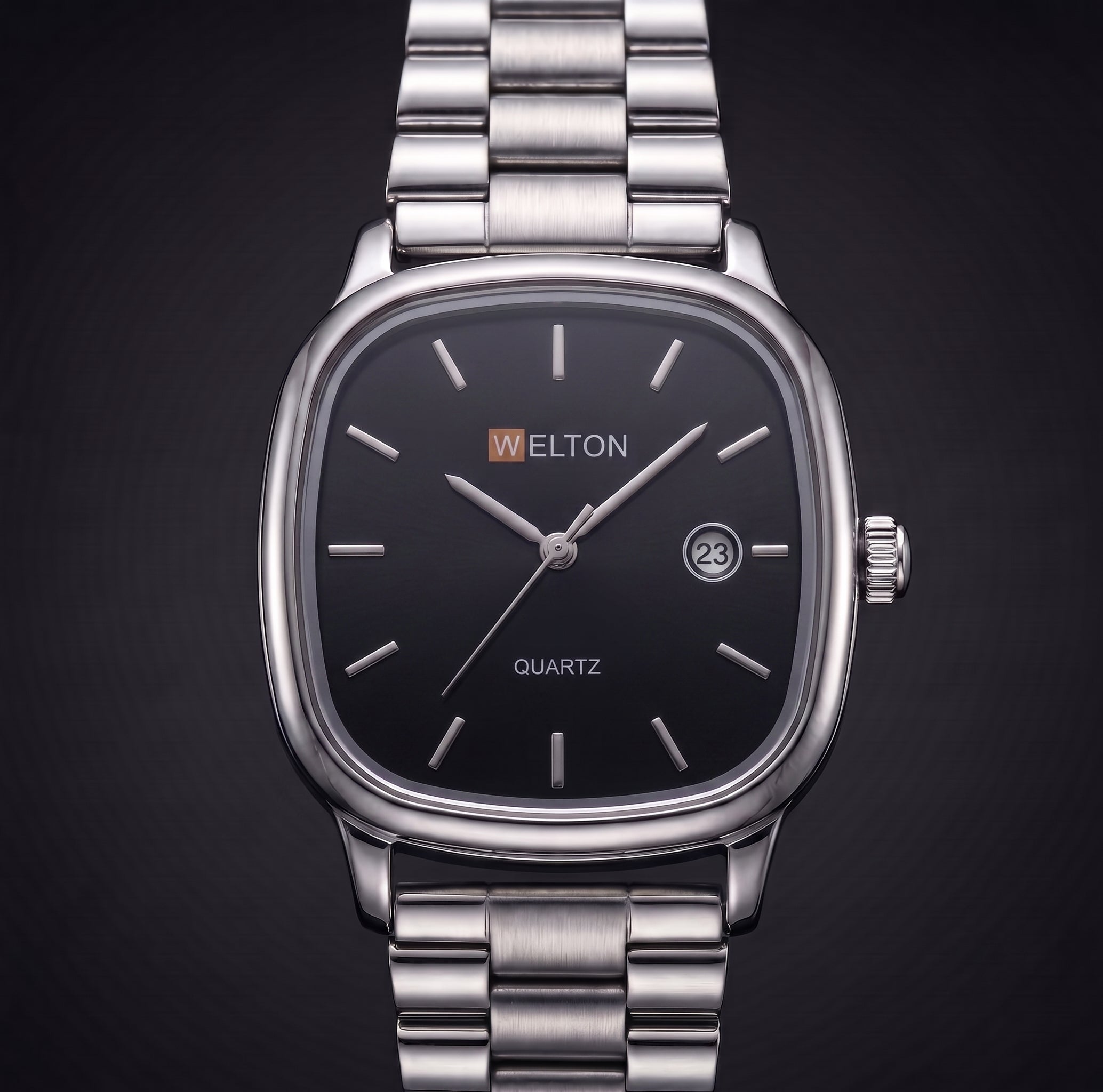 Welton Sleek Cushion Black Date Edition