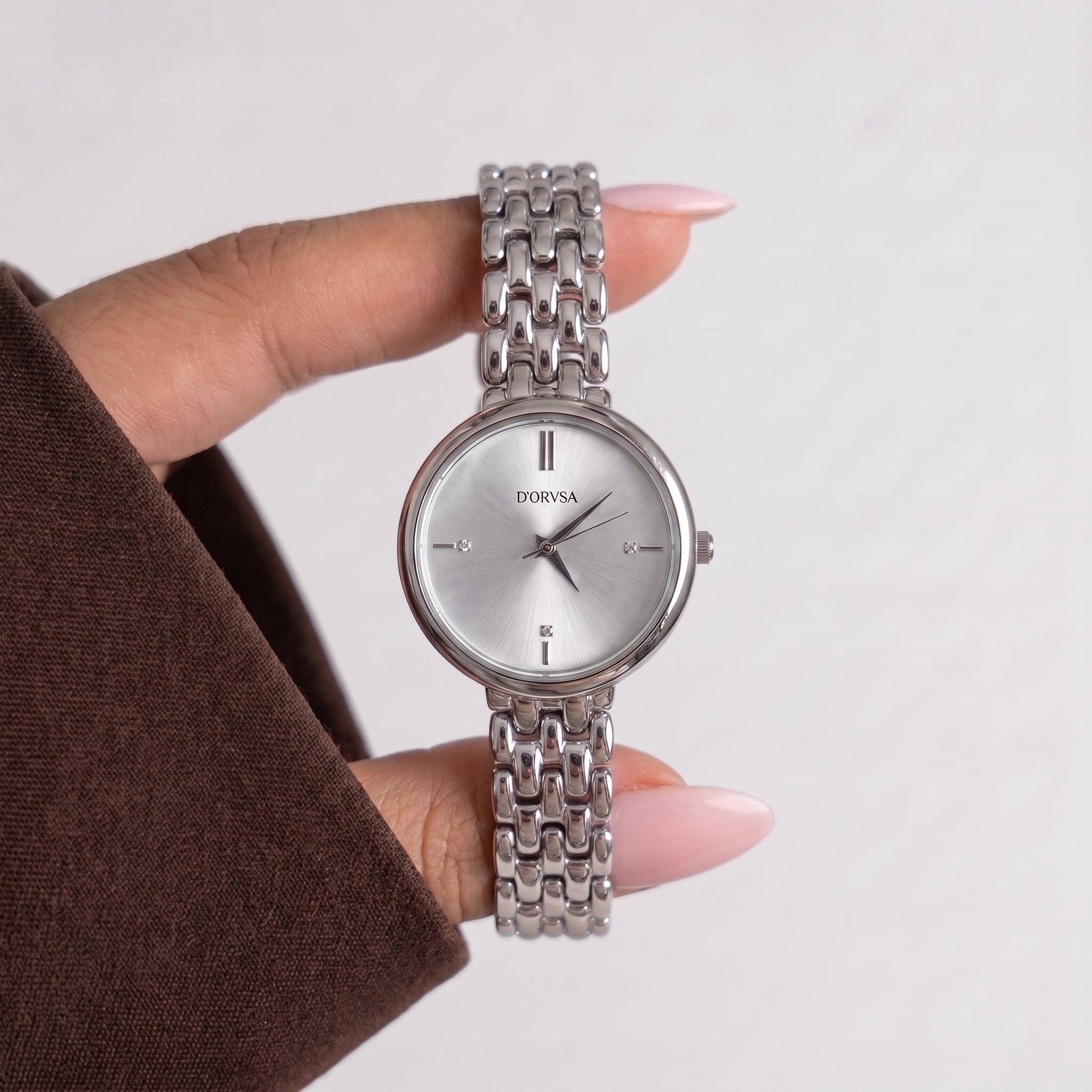 The IIRAYA Dainty Eclipse Silver Set